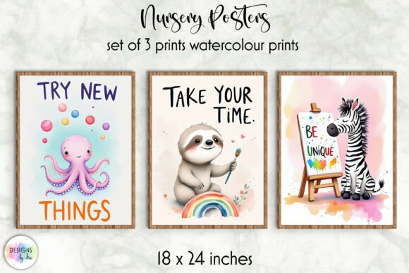 Download Watercolor Motivational Kids Wall Art - Wall art Collection