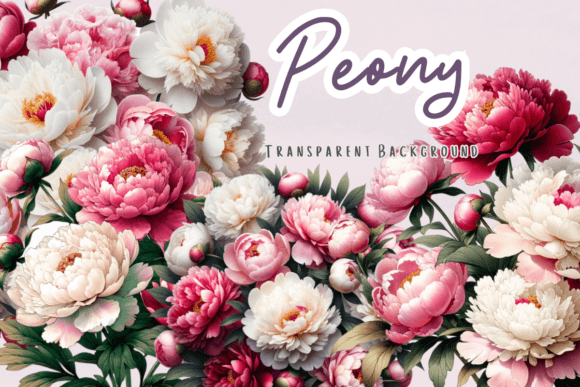 Download Peony Clipart Floral Watercol Collection - Peony Collection