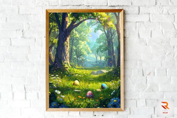 Download Easter Eggs in the Woods Wall Art - Wall art Collection