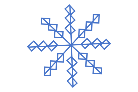 Download Abstract Snowflake. Winter Holiday Decor - Premium Resources