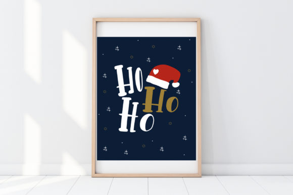 Download Christmas Wall Art-HoHoHo-Holiday Decor - Wall art Collection